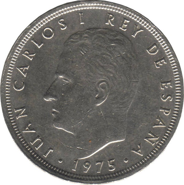 50 pesetas d'Espagne année 1975