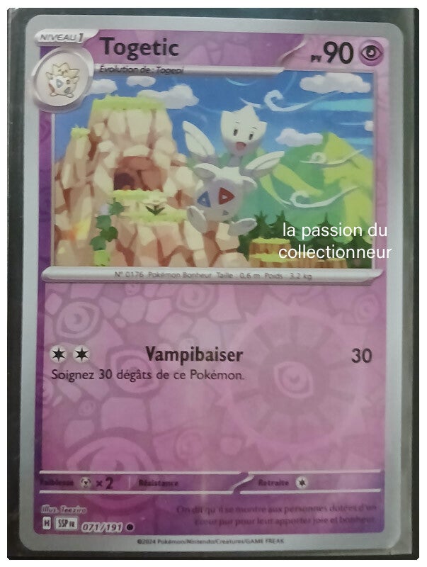 Carte pokémon de Togetic 071/191