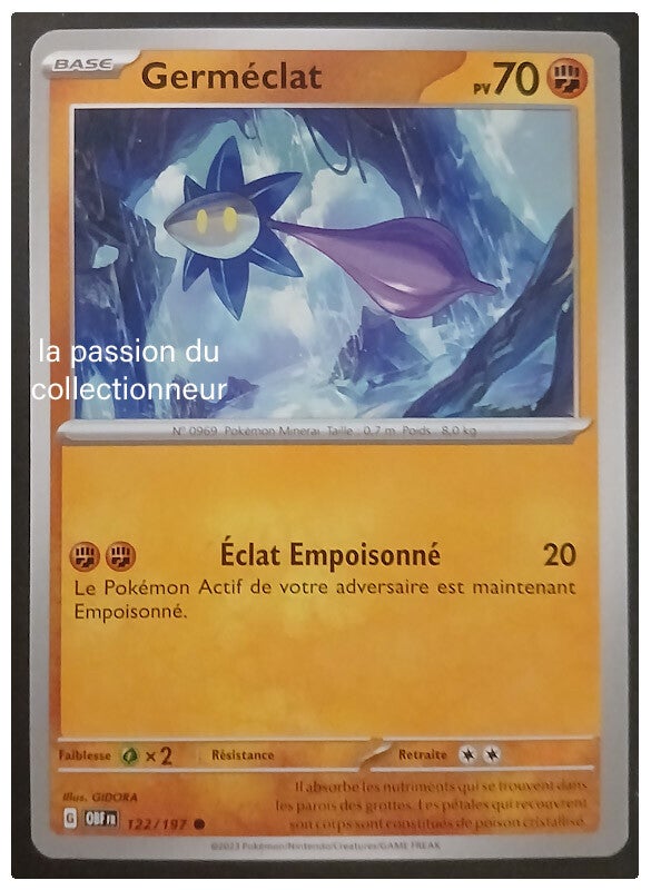 Carte pokémon de Germéclat 122/197