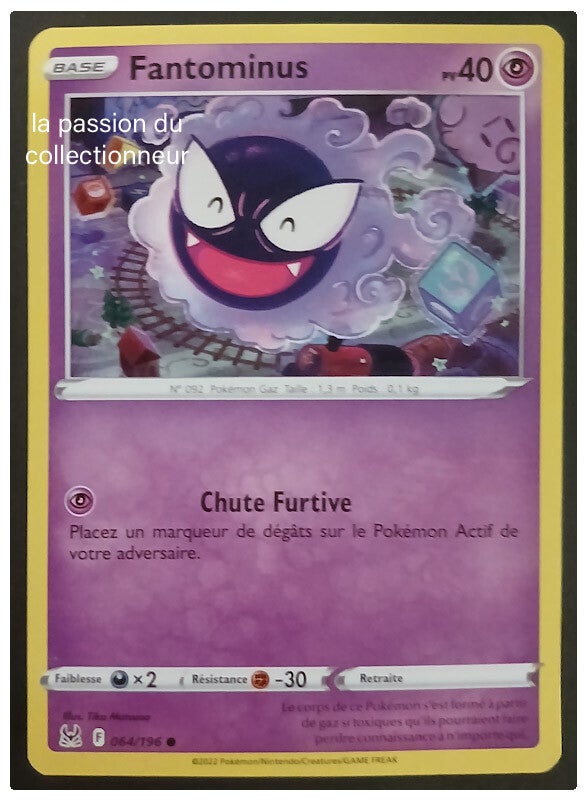Carte pokémon de Fantominus 064/196