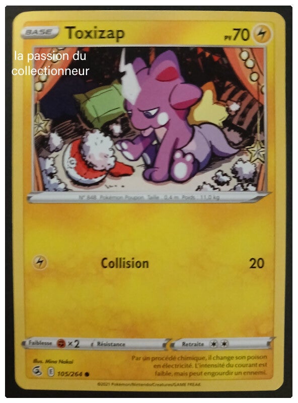 Carte pokémon de Toxizap 105/264
