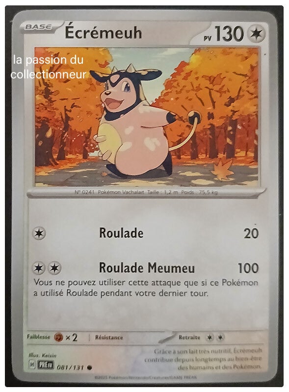 Carte pokémon de Écrémeuh 081/131