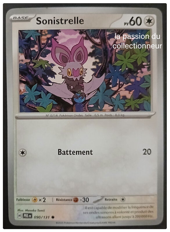 Carte pokémon de Sonistrelle 090/131