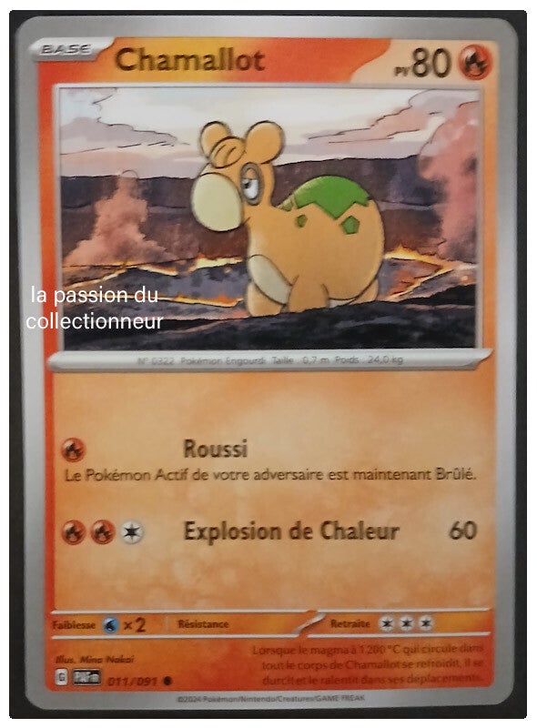 Carte pokémon de Chamallot 011/091