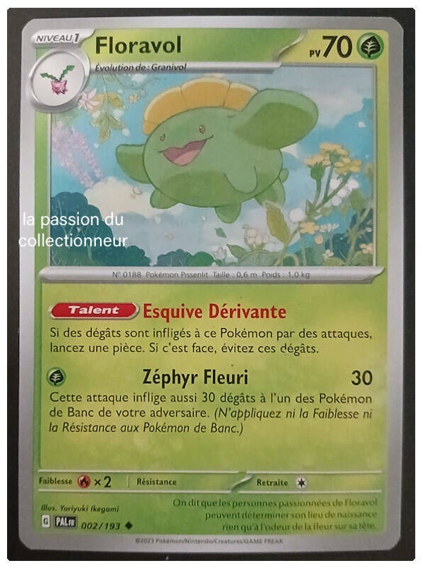 Carte pokémon de Floravol 002/193