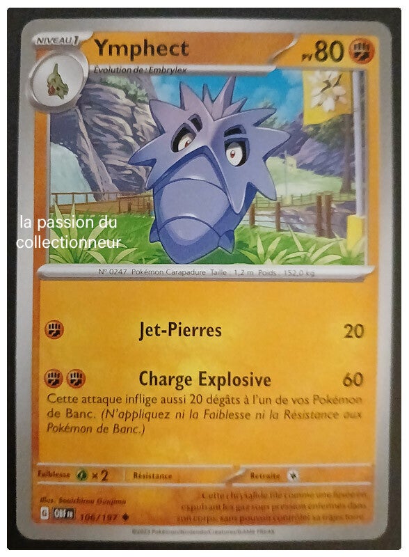 Carte pokémon de Ymphect 106/197