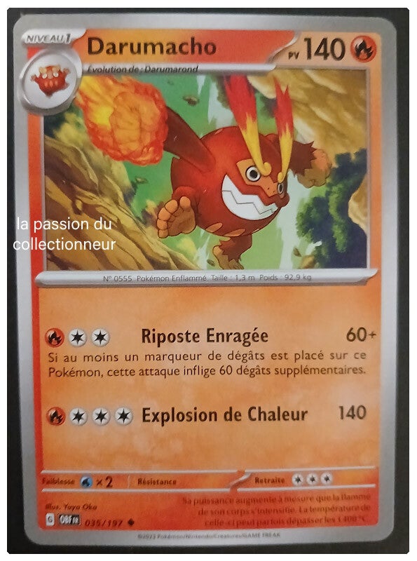 Carte pokémon de Darumacho 035/197