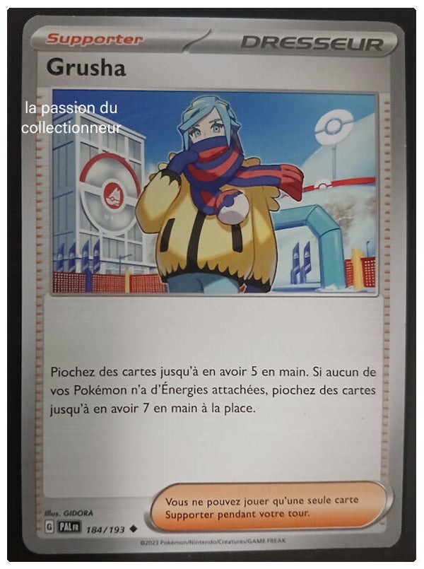 Carte pokémon de Gruha 184/193