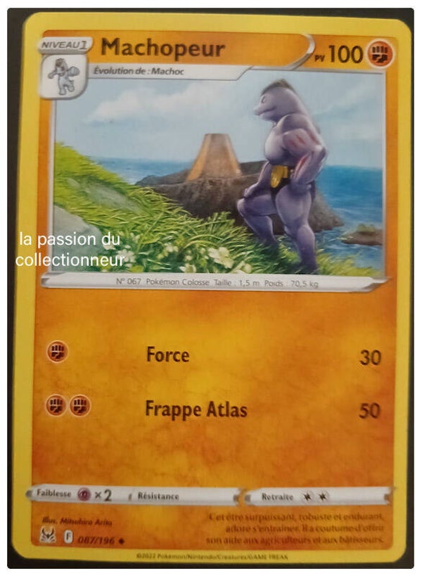 Carte pokémon de Machopeur 087/196