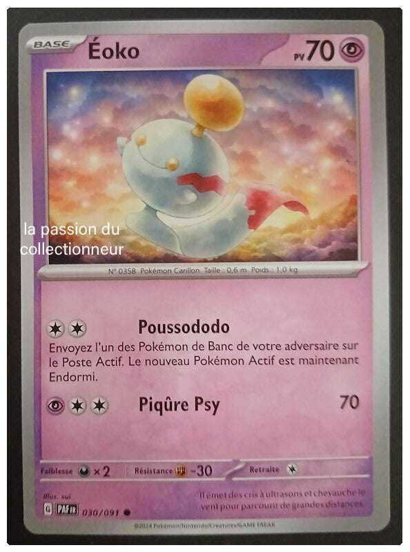 Carte pokémon de Éoko 030/091