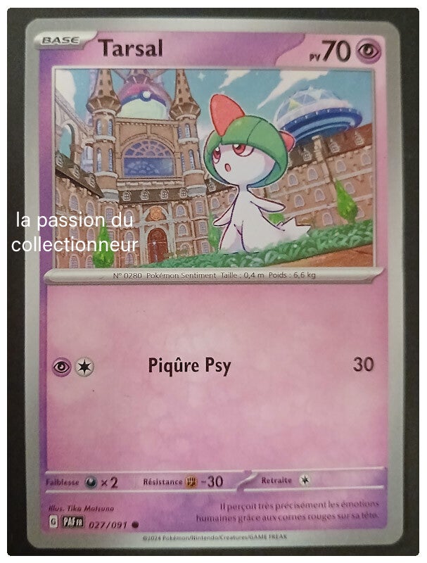 Carte pokémon de Tarsal 027/091