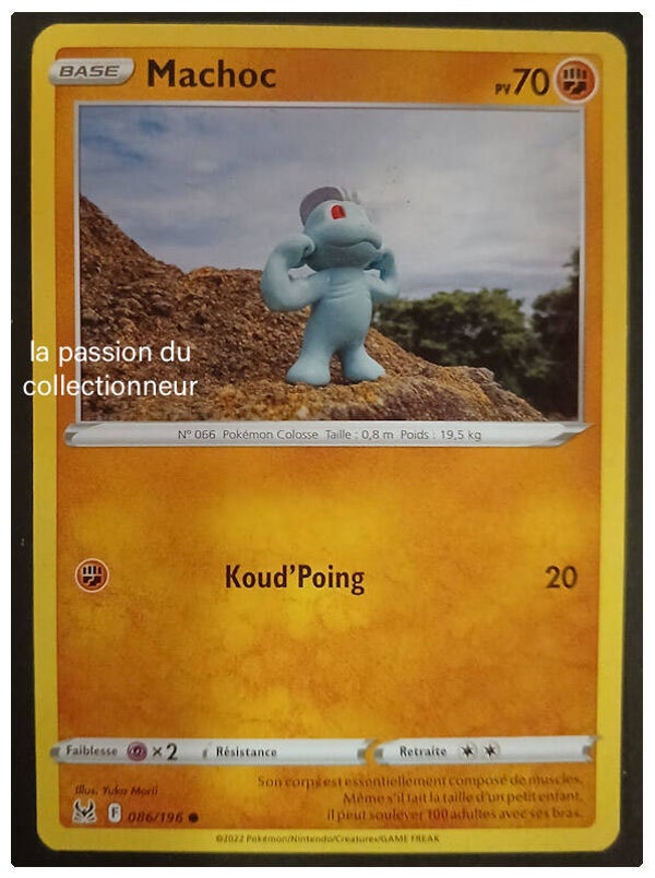 Carte pokémon de Machoc 086/196