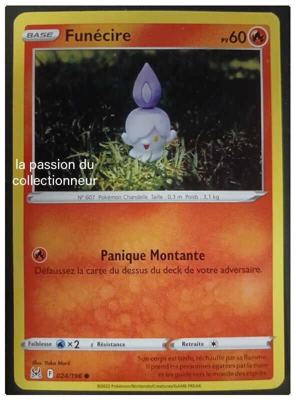 Carte pokémon de Funécire 024/196