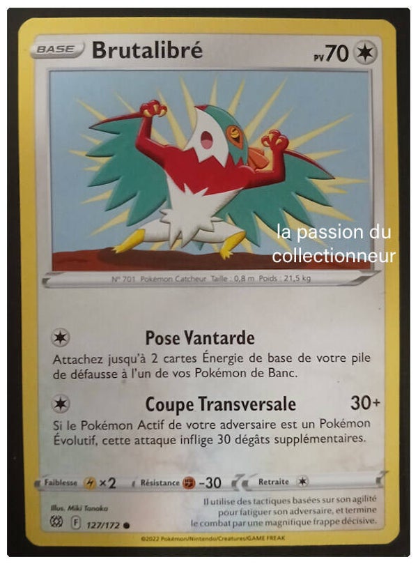 Carte pokémon de Brutalibré 127/172