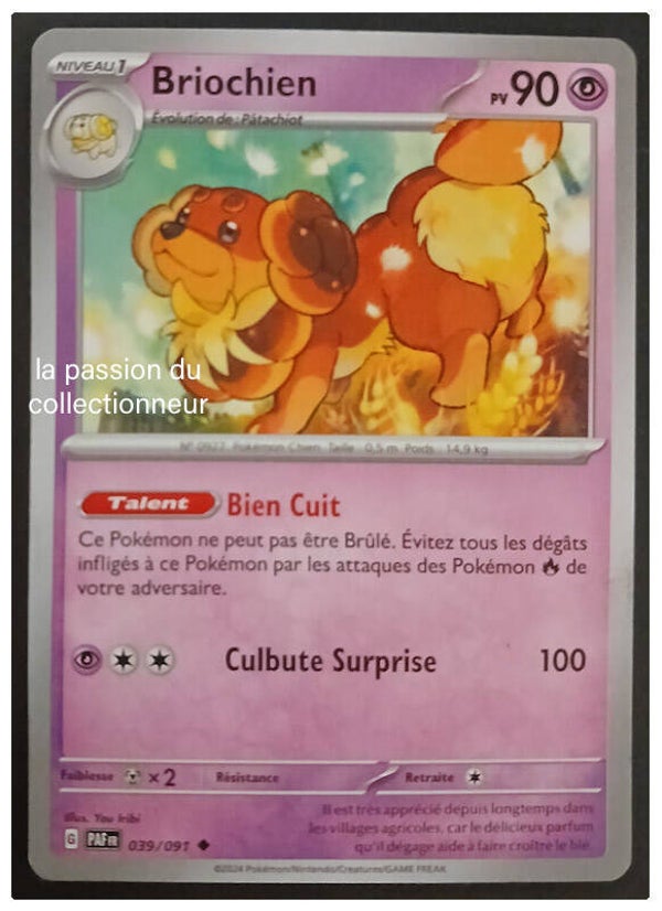 Carte pokémon de Briochien 039/091