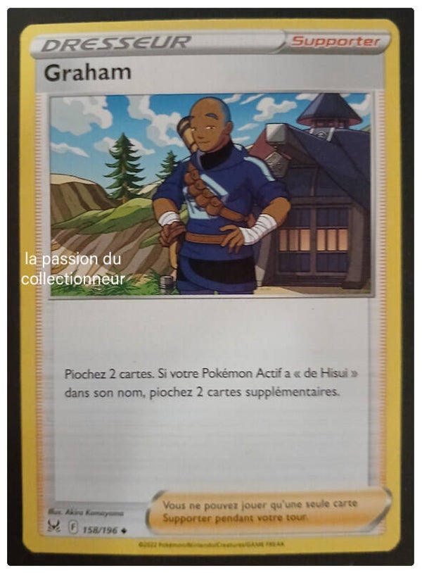 Carte pokémon de Graham 158/196