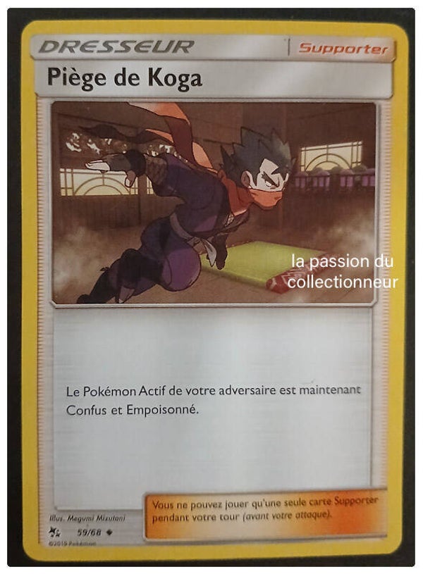 Carte pokémon du Piege de Koga 59/68