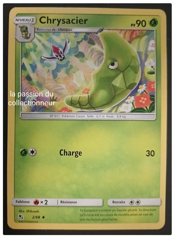 Carte pokémon de Chrysacier 2/68