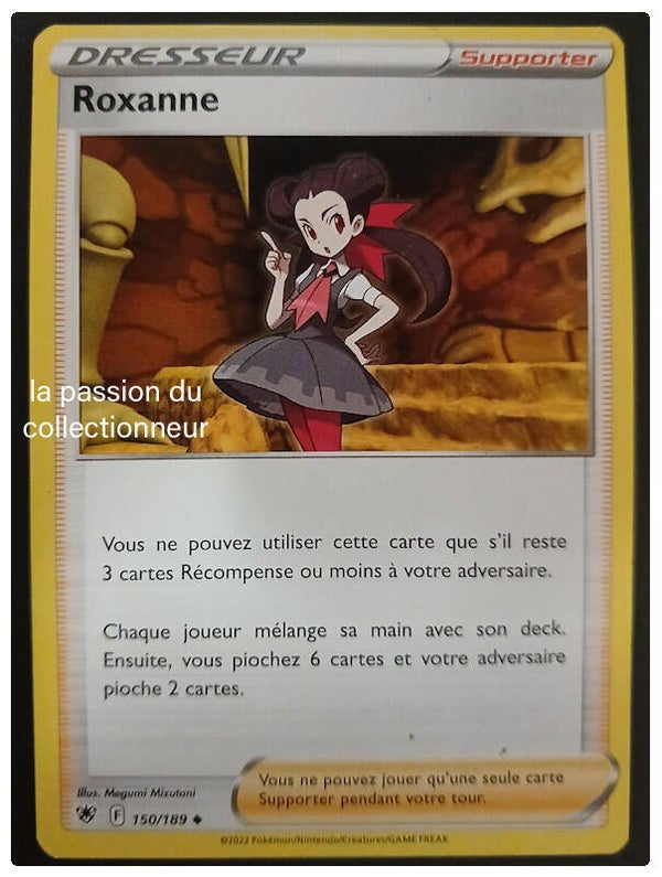 Carte pokémon de Roxanne 150/189