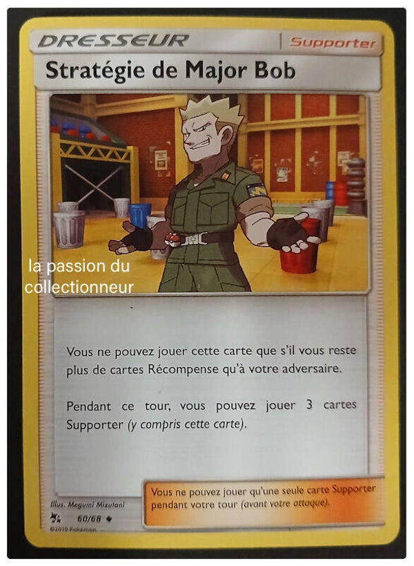 Carte pokémon de la Stratégie de Major Bob 60/68