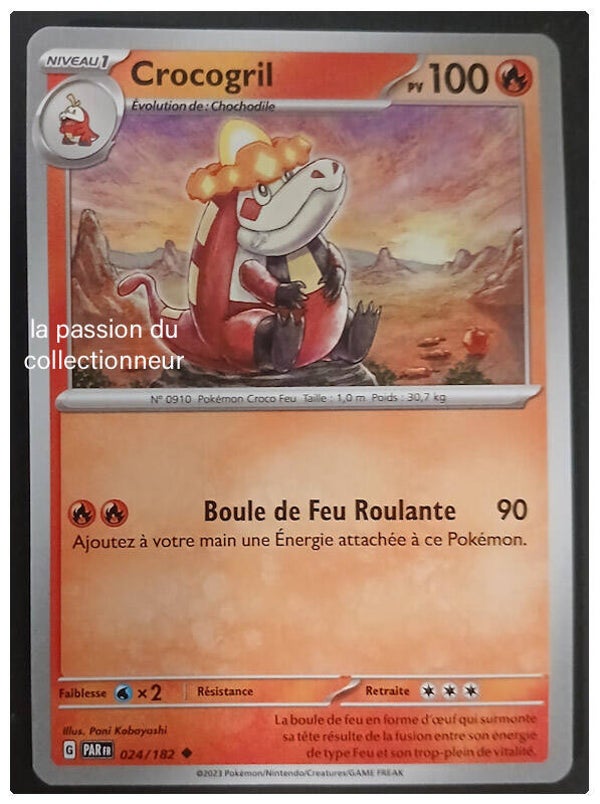 Carte pokémon de Crocogril 024/182