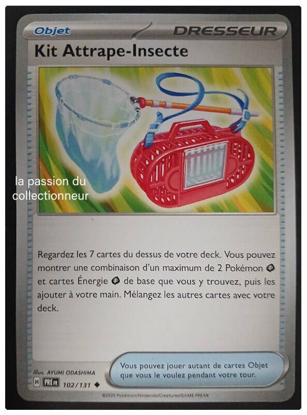 Carte pokémon du Kit Attrape-Insecte 102/131