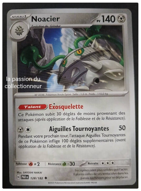 Carte pokémon de Noacier 128/182