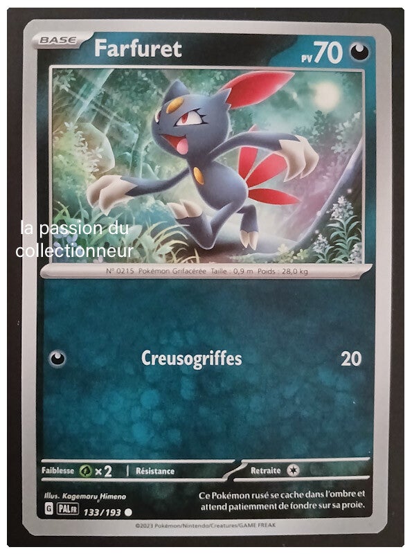 Carte pokémon de Farfuret 133/193