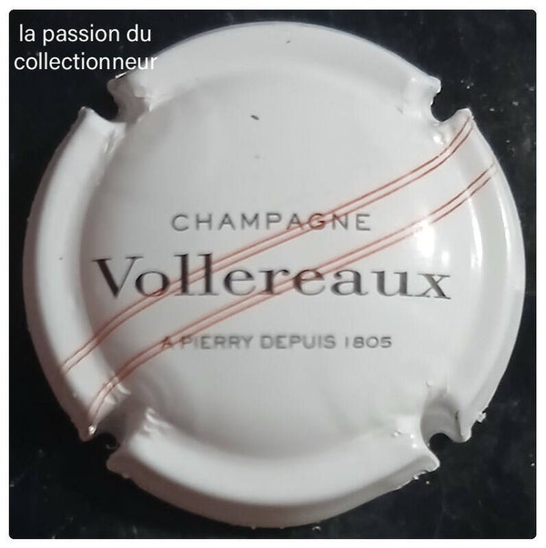 Capsule de champagne Vollereaux couleur blanc