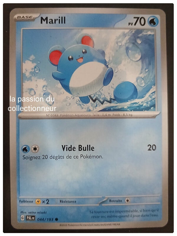Carte pokémon de Marill 044/193