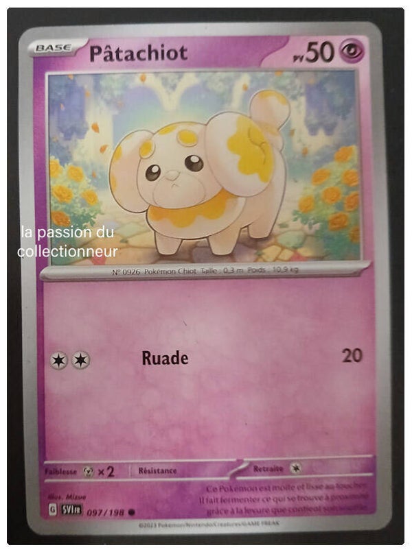 Carte pokémon de Pâtachiot 097/198
