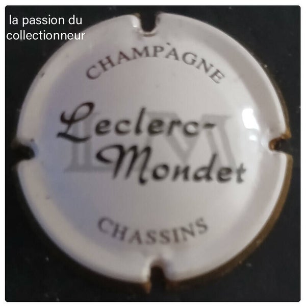 Capsule de champagne Leclerc Mondet contour or