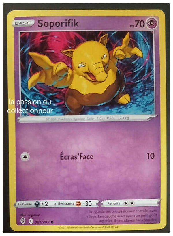 Carte pokémon de Soporifik 061/203