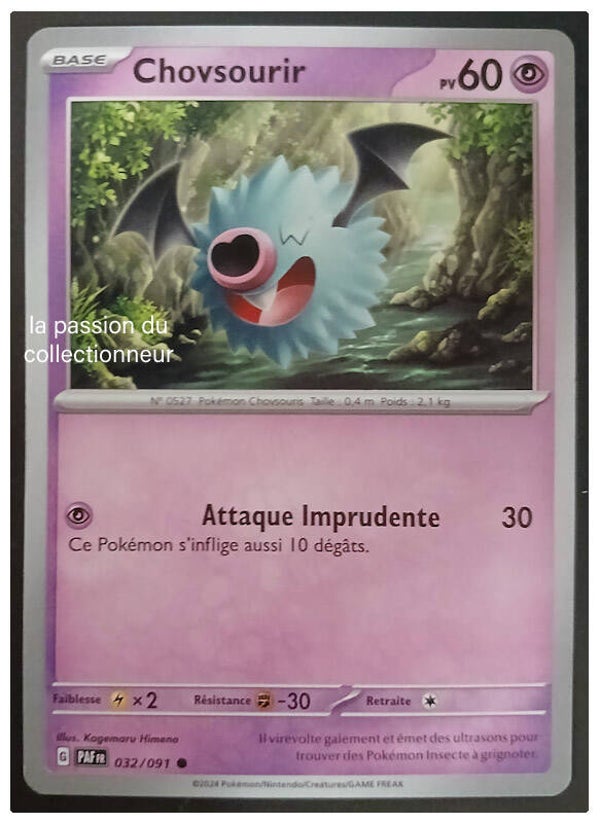 Carte pokémon de Chovsourir 032/091