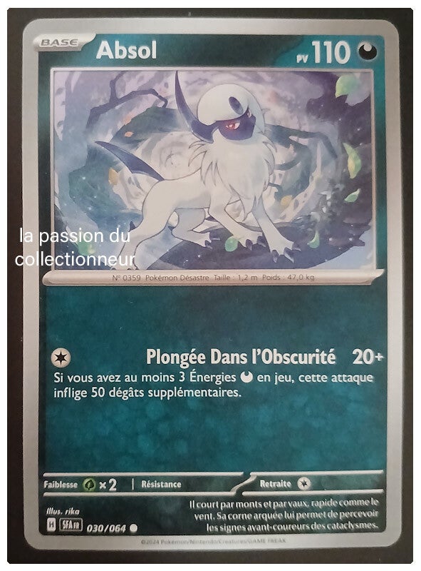 Carte pokémon de Absol 030/064