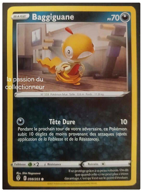 Carte pokémon de Baggiguane 098/203