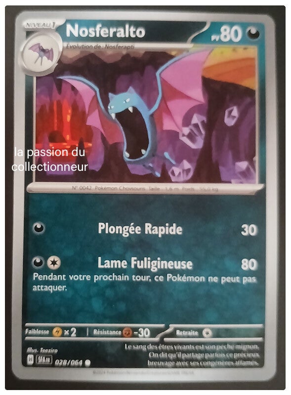 Carte pokémon de Nosferalto 028/064