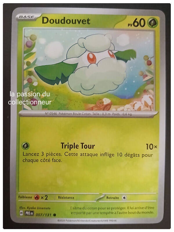 Carte pokémon de Doudouvet 007/131