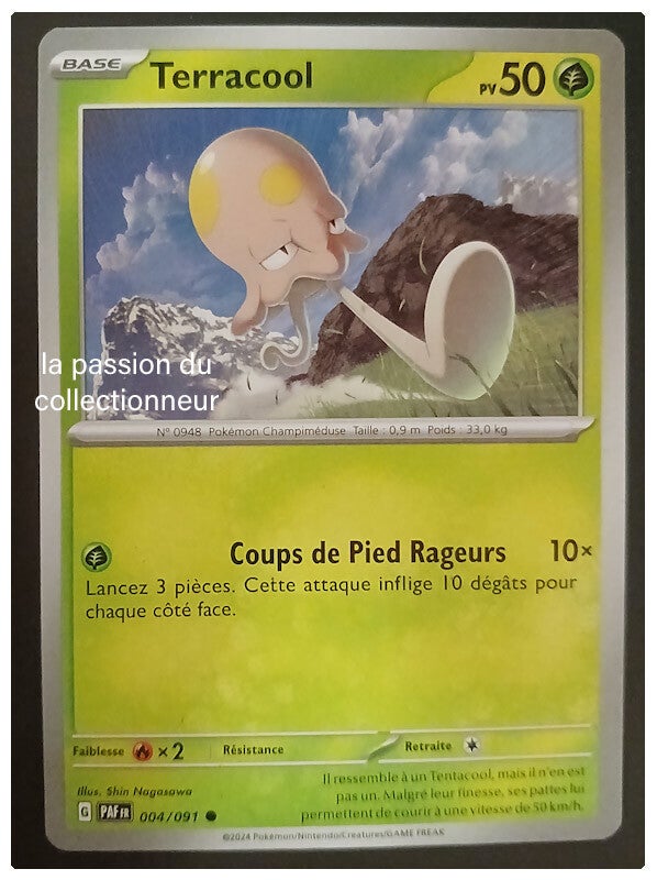 Carte pokémon de Terracool 004/091