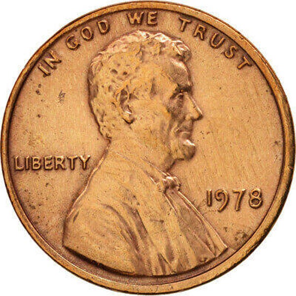 One cent d'Amérique année 1978