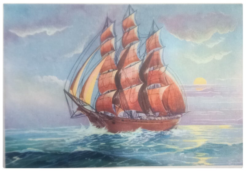 Carte postale thème bateaux