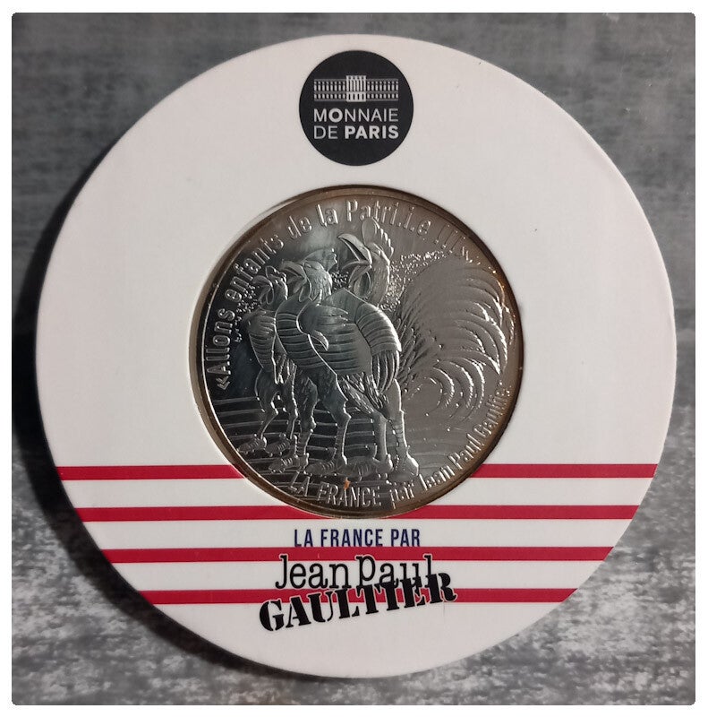 Monnaie 50 euro argent Jean Paul Gaultier