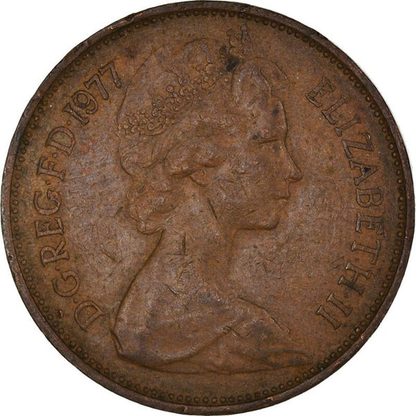 2 new pence Britanniques