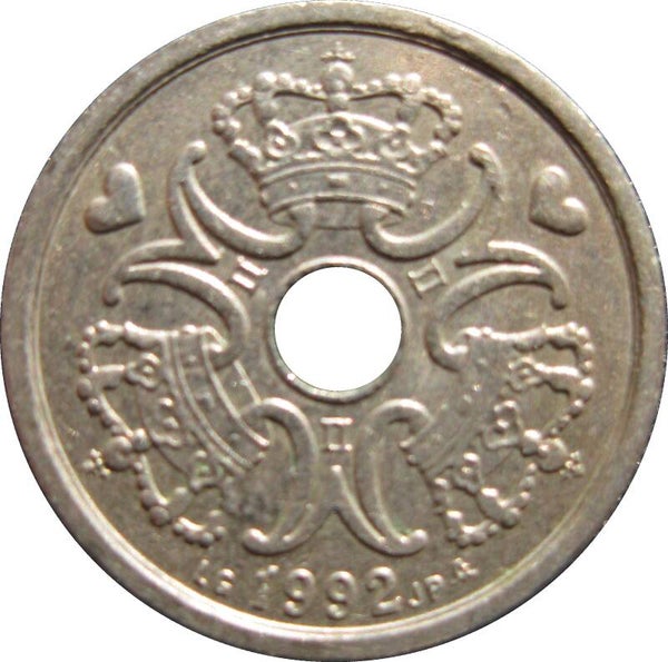 1 krone du Danemark année 1992