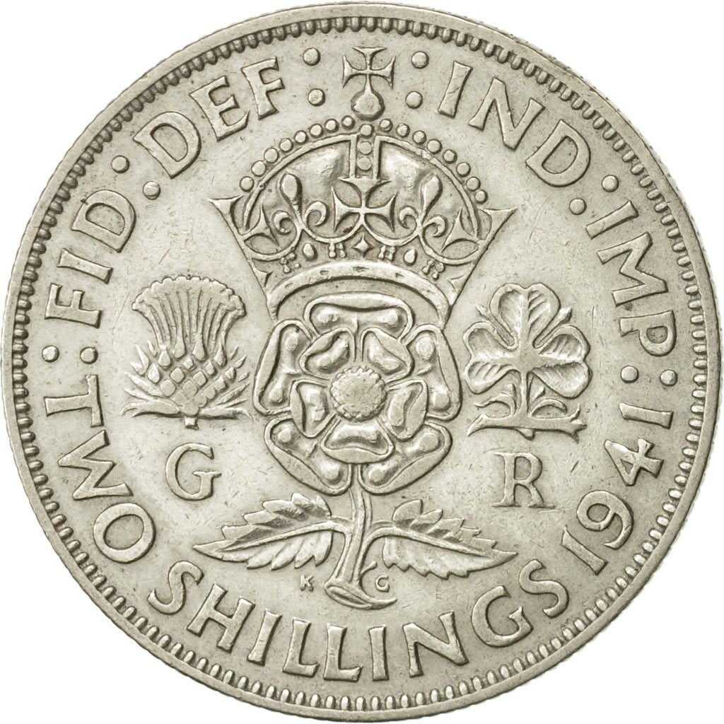 Two shillings Britanniques année 1941