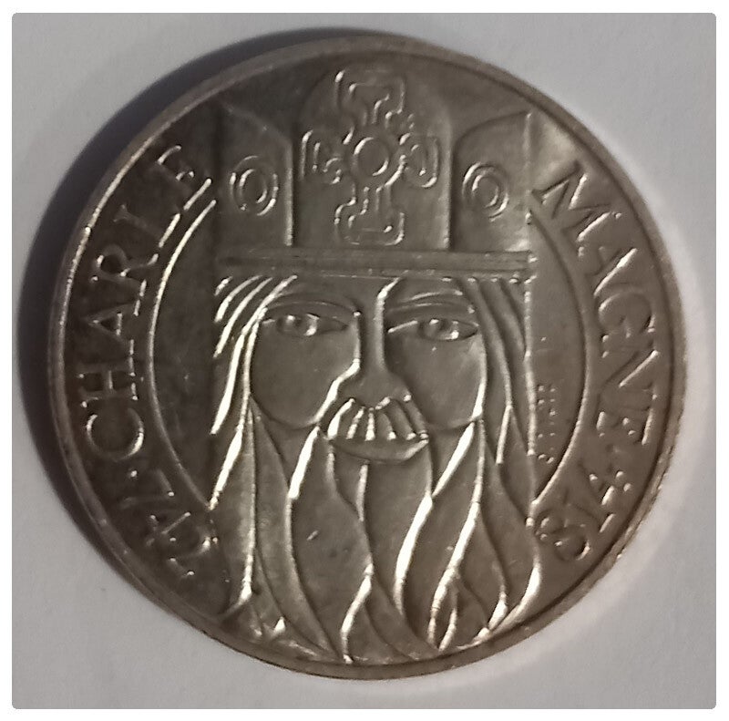 100 francs charlemagne année 1990 sup