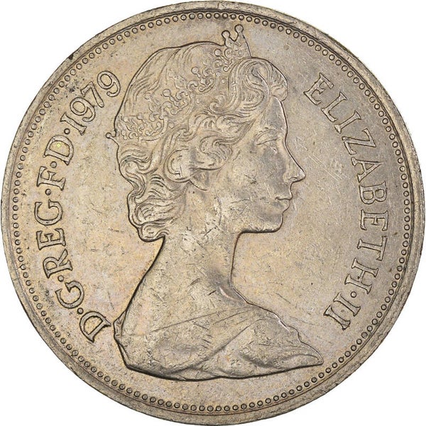 10 new pence Britanniques année 1979