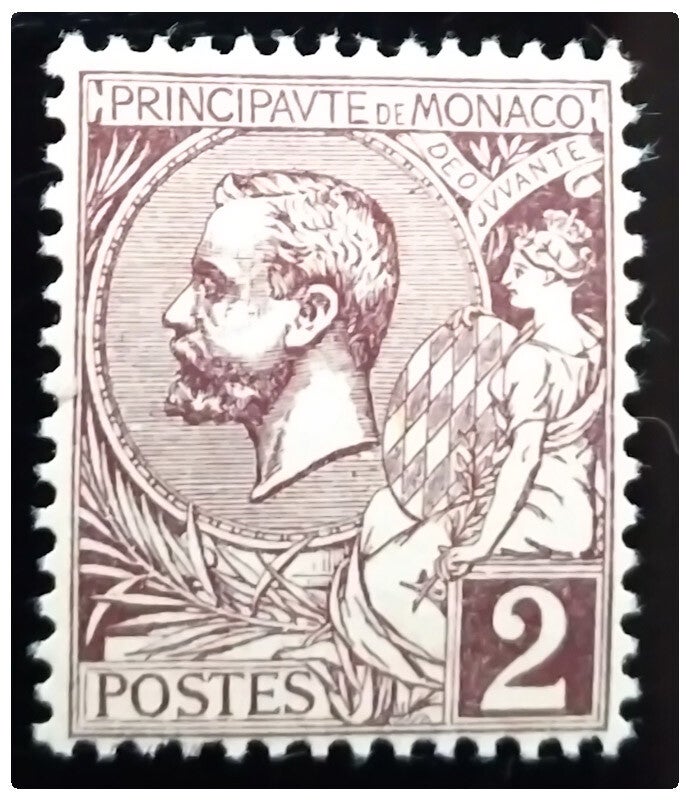 Timbre de Monaco neuf numéro 12 ●