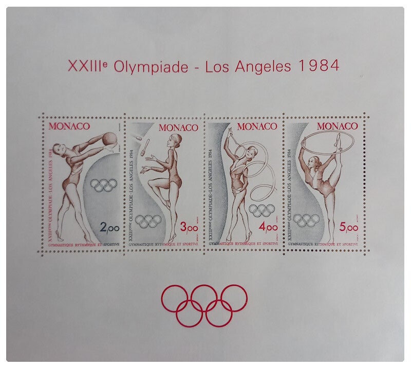 Timbre Feuillet de Monaco neuf numéro 27 ●