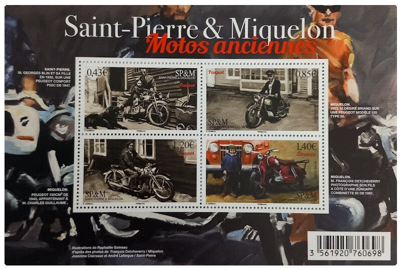 Timbre Feuillet de Saint Pierre et Miquelon neuf numéro F1185 ●